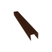 ГРАНД ЛАЙН Планка П-образная заборная 24 0,45 Print Premium Cherry Wood Fresh TwinColor (2м) 559277