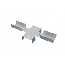 ГРАНД ЛАЙН Кронштейн Х 60х60 Colority Black RAL 7040 GL 476500