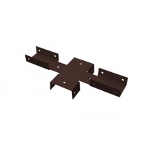 ГРАНД ЛАЙН Кронштейн Х 60х60 Colority Black RAL 8017 GL 476501