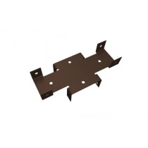 ГРАНД ЛАЙН Кронштейн Х 60х60 Colority Black RAL 8017 567652