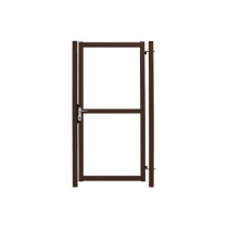 ГРАНД ЛАЙН Калитка Colority Zinc Lock 1,8х1 RAL 8017 381152