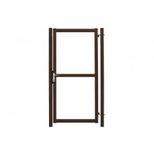 Калитка Grand Line Colority цинк с замком 1,8х1 RAL 8017