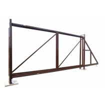 ГРАНД ЛАЙН Ворота откатные Colority цинк 2,03x4,0 RAL 8017 127599