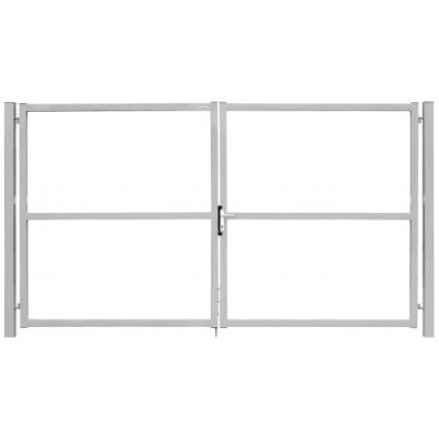 Ворота Grand Line Colority Zinc Lock 2,0х3,5 RAL 7040 — 179465