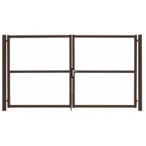 ГРАНД ЛАЙН Ворота Colority Zinc Lock 1,8х3,5 RAL 8017 384029