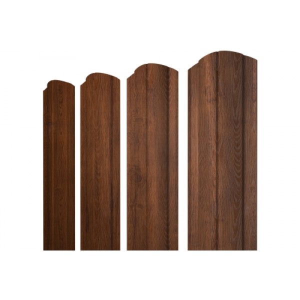 ГРАНД ЛАЙН Штакетник Круглый фигурный 0,45 Print Premium Golden Wood Fresh TwinColor 537171 ГРАНД ЛАЙН Штакетник Круглый фигурный 0,45 Print Premium Golden Wood Fresh TwinColor 537171