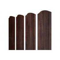 ГРАНД ЛАЙН Штакетник Круглый фигурный 0,45 Print-Double Premium Cherry Wood Lite Fresh 542660