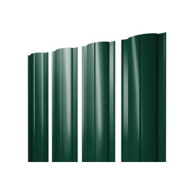 Штакетник Круглый с прямым резом Grand Line 0,45 ПЭ RAL 6005 зеленый мох — 119357 Штакетник Круглый с прямым резом Grand Line 0,45 ПЭ RAL 6005 зеленый мох — 119357