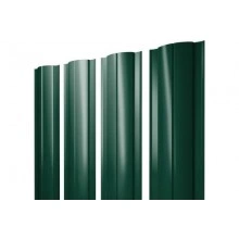 Штакетник Grand Line Круглый с прямым резом 0,5 PurLite Matt RAL 6005 зеленый мох