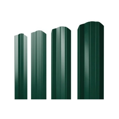 Штакетник М-образный A фигурный Grand Line 0,45 Drap RAL 6005 зеленый мох — 183008 Штакетник М-образный A фигурный Grand Line 0,45 Drap RAL 6005 зеленый мох — 183008