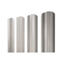 ГРАНД ЛАЙН Штакетник М-образный А фигурный 0,45 Print Elite Milky Wood TwinColor 272744