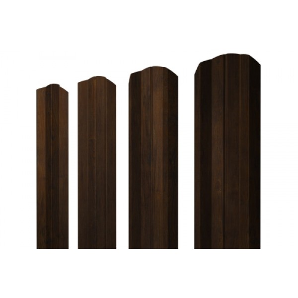 ГРАНД ЛАЙН Штакетник М-образный А фигурный 0,45 Print Elite Chestnut Wood 425850 ГРАНД ЛАЙН Штакетник М-образный А фигурный 0,45 Print Elite Chestnut Wood 425850