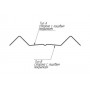 ГРАНД ЛАЙН Штакетник М-образный B фигурный 0,45 ПЭ RR 32 темно-коричневый 583197 ГРАНД ЛАЙН Штакетник М-образный B фигурный 0,45 ПЭ RR 32 темно-коричневый 583197
