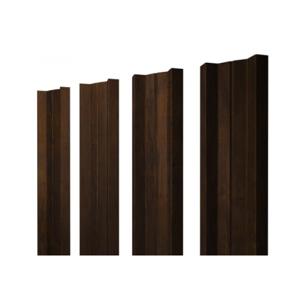 ГРАНД ЛАЙН Штакетник М-образный В с прямым резом 0,45 Print Elite Chestnut Wood 425847 ГРАНД ЛАЙН Штакетник М-образный В с прямым резом 0,45 Print Elite Chestnut Wood 425847
