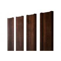 ГРАНД ЛАЙН Штакетник М-образный В с прямым резом 0,45 Print Premium Cherry Wood Fresh 518175