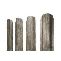 ГРАНД ЛАЙН Штакетник П-образный А фигурный 0,45 Print Elite Nordic Wood TwinColor 266130