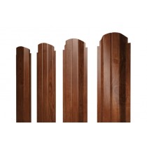 ГРАНД ЛАЙН Штакетник П-образный А фигурный 0,45 Print Premium Rowan 290405