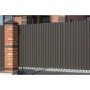 ГРАНД ЛАЙН Штакетник П-образный А фигурный 0,45 Drap ST RR 32 темно-коричневый 482673