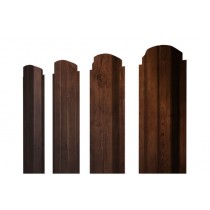 ГРАНД ЛАЙН Штакетник П-образный А фигурный 0,45 Print Premium Cherry Wood Fresh 518174