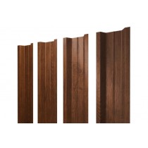ГРАНД ЛАЙН Штакетник П-образный В с прямым резом 0,45 Print Premium Golden Wood Fresh 557411