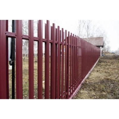 Штакетник П-образный A с прямым резом Grand Line 0,45 ПЭ RAL 3005 красное вино — 176063 Штакетник П-образный A с прямым резом Grand Line 0,45 ПЭ RAL 3005 красное вино — 176063