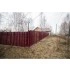 Штакетник П-образный A с прямым резом Grand Line 0,45 ПЭ RAL 3005 красное вино — 176063 Штакетник П-образный A с прямым резом Grand Line 0,45 ПЭ RAL 3005 красное вино — 176063