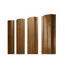 ГРАНД ЛАЙН Штакетник П-образный А 0,45 Print-Double Elite Golden Wood 214176