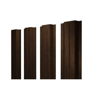 Штакетник Grand Line П-образный В 0,45 Print Elite Chestnut Wood — 425849 Штакетник Grand Line П-образный В 0,45 Print Elite Chestnut Wood — 425849