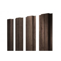 ГРАНД ЛАЙН Штакетник П-образный A с прямым резом 0,45 Print Premium Almond Wood Fresh 511096