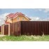 Штакетник Прямоугольный фигурный Grand Line 0,45 Drap ТХ RAL 7024 мокрый асфальт — 487044 Штакетник Прямоугольный фигурный Grand Line 0,45 Drap ТХ RAL 7024 мокрый асфальт — 487044