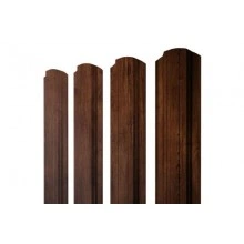 Штакетник Grand Line Прямоугольный фигурный 0,45 Print Premium Cherry Wood Fresh