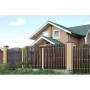 ГРАНД ЛАЙН Штакетник Прямоугольный фигурный 0,5 Velur RAL 8017 шоколад 544891 ГРАНД ЛАЙН Штакетник Прямоугольный фигурный 0,5 Velur RAL 8017 шоколад 544891