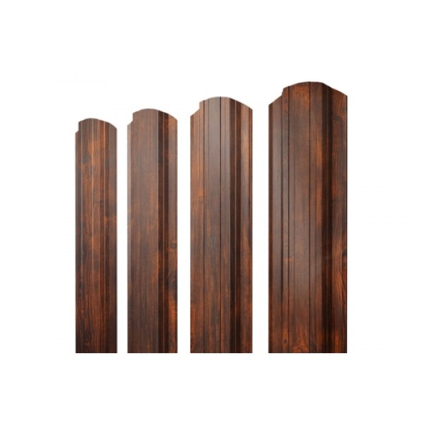 ГРАНД ЛАЙН Штакетник Прямоугольный фигурный 0,45 Print Elite Chestnut Wood TwinColor 553493 ГРАНД ЛАЙН Штакетник Прямоугольный фигурный 0,45 Print Elite Chestnut Wood TwinColor 553493