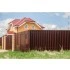 Штакетник Прямоугольный фигурный Grand Line 0,5 PurPro RAL 7024 мокрый асфальт — 557475 Штакетник Прямоугольный фигурный Grand Line 0,5 PurPro RAL 7024 мокрый асфальт — 557475