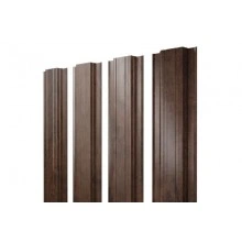 Штакетник Grand Line Прямоугольный с прямым резом 0,45 Print-Double Premium Antique Wood