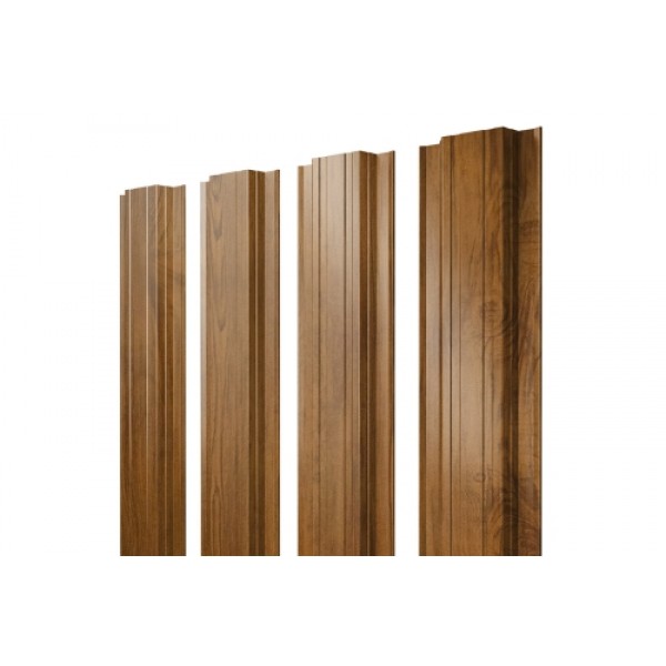 ГРАНД ЛАЙН Штакетник Прямоугольный 0,45 Print Premium Golden Wood 405144 ГРАНД ЛАЙН Штакетник Прямоугольный 0,45 Print Premium Golden Wood 405144