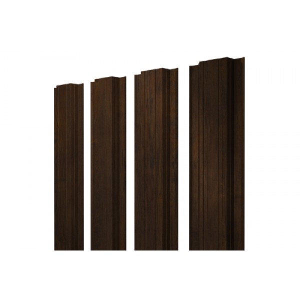 ГРАНД ЛАЙН Штакетник Прямоугольный с прямым резом 0,45 Print Elite Chestnut Wood 423483 ГРАНД ЛАЙН Штакетник Прямоугольный с прямым резом 0,45 Print Elite Chestnut Wood 423483