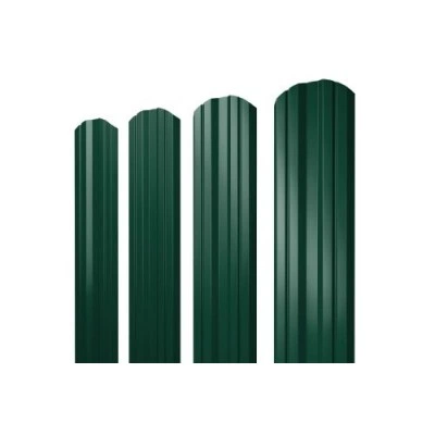 Штакетник Твин фигурный Grand Line 0,45 Drap ТХ RAL 6005 зеленый мох — 480593 Штакетник Твин фигурный Grand Line 0,45 Drap ТХ RAL 6005 зеленый мох — 480593