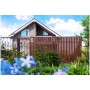 ГРАНД ЛАЙН Штакетник Twin с прямым резом 0,5 GreenCoat Pural BT RR 32 темно-коричневый (RAL 8019 серо-коричневый) 255942 ГРАНД ЛАЙН Штакетник Twin с прямым резом 0,5 GreenCoat Pural BT RR 32 темно-коричневый (RAL 8019 серо-коричневый) 255942