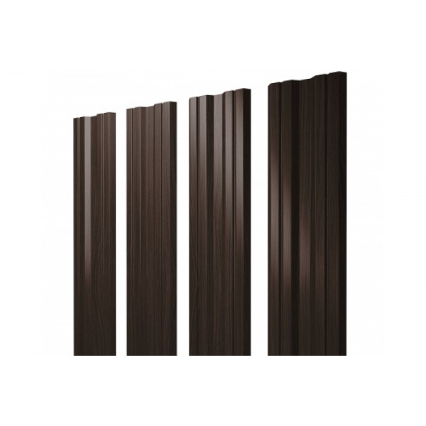 ГРАНД ЛАЙН Штакетник Твин с прямым резом 0,45 Принт Элит Coffee Wood ТвинColor 256030 ГРАНД ЛАЙН Штакетник Твин с прямым резом 0,45 Принт Элит Coffee Wood ТвинColor 256030