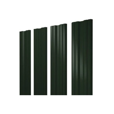 Штакетник Grand Line Twin 0,5 GreenCoat Pural BT, matt RR 11 темно-зеленый (RAL 6020 хромовая зелень) — 410133 Штакетник Grand Line Twin 0,5 GreenCoat Pural BT, matt RR 11 темно-зеленый (RAL 6020 хромовая зелень) — 410133
