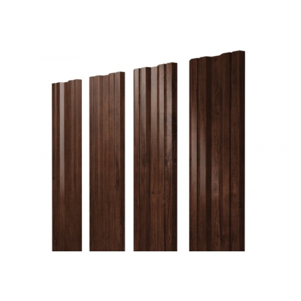 ГРАНД ЛАЙН Штакетник Twin с прямым резом 0,45 Print Premium Cherry Wood 463526 ГРАНД ЛАЙН Штакетник Twin с прямым резом 0,45 Print Premium Cherry Wood 463526