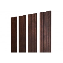 ГРАНД ЛАЙН Штакетник Twin с прямым резом 0,45 Print Premium Cherry Wood Fresh 518232