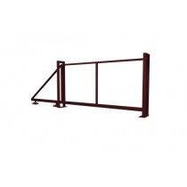 ГРАНД ЛАЙН Ворота откатные Жалюзи 2,0х4,5 RAL 3005 без заполнения 359366