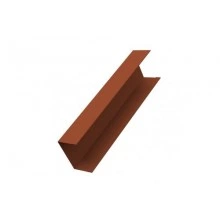 Крышка Grand Line 65х40 жалюзи Milan,Tokyo 0,5 Satin с пленкой RAL 8004 терракота