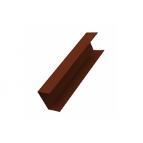 ГРАНД ЛАЙН Крышка 65х40 жалюзи Milan,Tokyo 0,45 PE с пленкой RAL 3009 оксидно-красный 254693