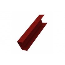 ГРАНД ЛАЙН Крышка 65х40 жалюзи Milan,Tokyo 0,45 PE с пленкой RAL 3011 коричнево-красный 254705