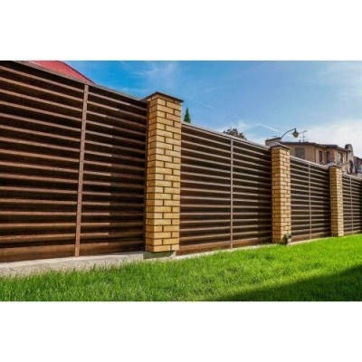 Ламель Grand Line забора жалюзи Milan 0,45 Print-double Elite Antique Wood — 482131 Ламель Grand Line забора жалюзи Milan 0,45 Print-double Elite Antique Wood — 482131