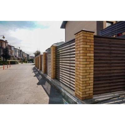 Ламель Grand Line забора жалюзи Milan 0,45 Print-double Elite Antique Wood — 482131 Ламель Grand Line забора жалюзи Milan 0,45 Print-double Elite Antique Wood — 482131