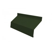 Ламель Grand Line жалюзи Milan new 0,5 GreenCoat Pural BT с пленкой RR 11 темно-зеленый (RAL 6020 хромовая зелень)